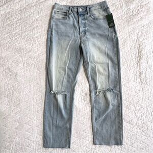 Wild Fable Womens Jeans 8 Distressed Raw Hem High-Rise Y2K Streetwear Grunge NEW